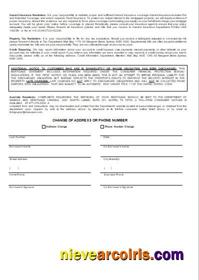 Australia ING Direct bank mortgage statement, 3 pages 3